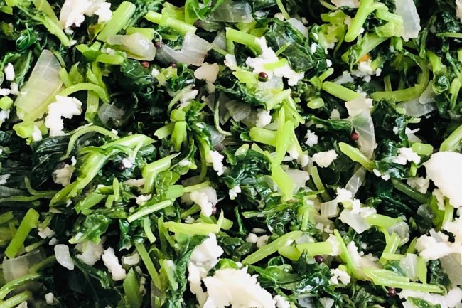 முளைக்கீரை பொரியல் | Mulai Keerai Poriyal Recipe in Tamil | Puli Sadam